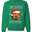 Snoop 'Twas The Nizzle Before Christmizzle Ugly Christmas Sweater Unisex Crewneck Graphic Sweatshirt