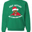 Ain't Nothin But a Christmas Party OG Rapper Ugly Christmas Sweater Unisex Crewneck Graphic Sweatshirt
