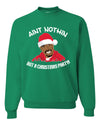 Ain't Nothin But a Christmas Party Funny 2pac Xmas Tupac Ugly Christmas Sweater Unisex Crewneck Graphic Sweatshirt