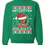 Yappy Holidays  Merry Ugly Christmas Sweater Unisex Crewneck Graphic Sweatshirt