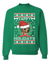 Yappy Holidays  Merry Ugly Christmas Sweater Unisex Crewneck Graphic Sweatshirt