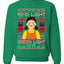 Red Light Squid Game Xmas Ugly Christmas Sweater Unisex Crewneck Sweatshirt