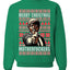 Merry Christmas Motherfuckers  Merry Ugly Christmas Sweater Unisex Crewneck Graphic Sweatshirt