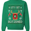 Let's Get Blitzened Rein Beer  Merry Ugly Christmas Sweater Unisex Crewneck Graphic Sweatshirt