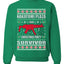 Nakatomi Plaza Christmas Party Survivor Merry Ugly Christmas Sweater Unisex Crewneck Graphic Sweatshirt