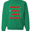 Drunken Reindeer Christmas Unisex Crewneck Graphic Sweatshirt