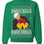 Jingle Bells Biden Smells Ugly Christmas Sweater Unisex Crewneck Graphic Sweatshirt