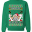 Santa Stripping Money Club Where My Ho's At Ugly Christmas Sweater Unisex Crewneck Graphic Sweatshirt