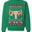 Christmas Lights & Reproductive Rights Ugly Christmas Sweater Unisex Crewneck Graphic Sweatshirt