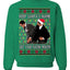 Will Slapping Chris Wife Joke Award Show Meme Parody  Ugly Christmas Sweater Unisex Crewneck Graphic Sweatshirt