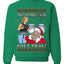 That Santa Mother F Isn't Real CLEAN Ugly Christmas Sweater Unisex Crewneck Sweatshirt