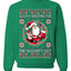 Always Shooting For The Naughty List Ugly Christmas Sweater Unisex Crewneck Sweatshirt