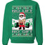 No Lift No Gift Fitness Workout Santa Ugly Christmas Sweater Unisex Crewneck Sweatshirt