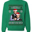 Here To F Stuff Up Step Brothers Holiday Pose Ugly Christmas Sweater Unisex Crewneck Sweatshirt