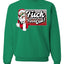 F Around And Find Out Santa Sign Ugly Christmas Sweater Unisex Crewneck Sweatshirt