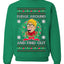Fudge Around And Find Out Story Ugly Christmas Sweater Unisex Crewneck Sweatshirt