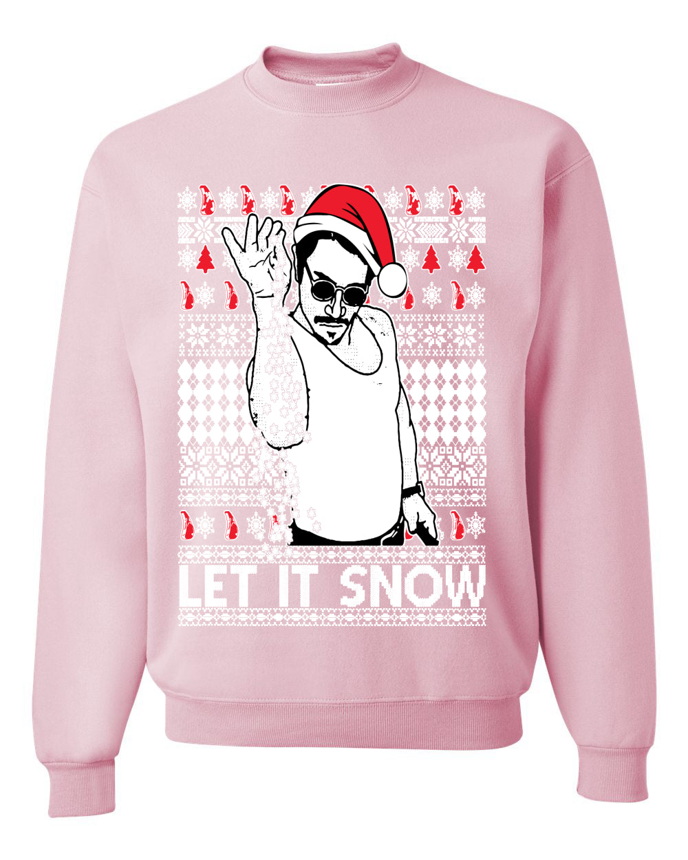 Salt Bae Christmas Ugly Christmas Sweater Unisex Crewneck Sweatshirt