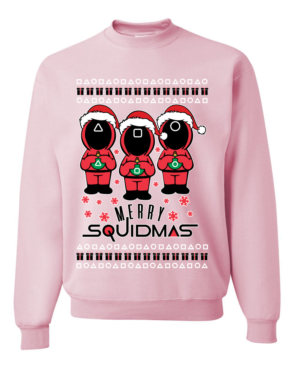 Merry Squidmas Ugly Christmas Sweater Unisex Crewneck Sweatshirt