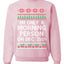 I'm Only A Morning Person on December 25th Ugly Christmas Sweater Unisex Crewneck Sweatshirt