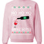 Ho Ho Ho Whole Bottle Wine Spirits Ugly Christmas Sweater Unisex Crewneck Sweatshirt