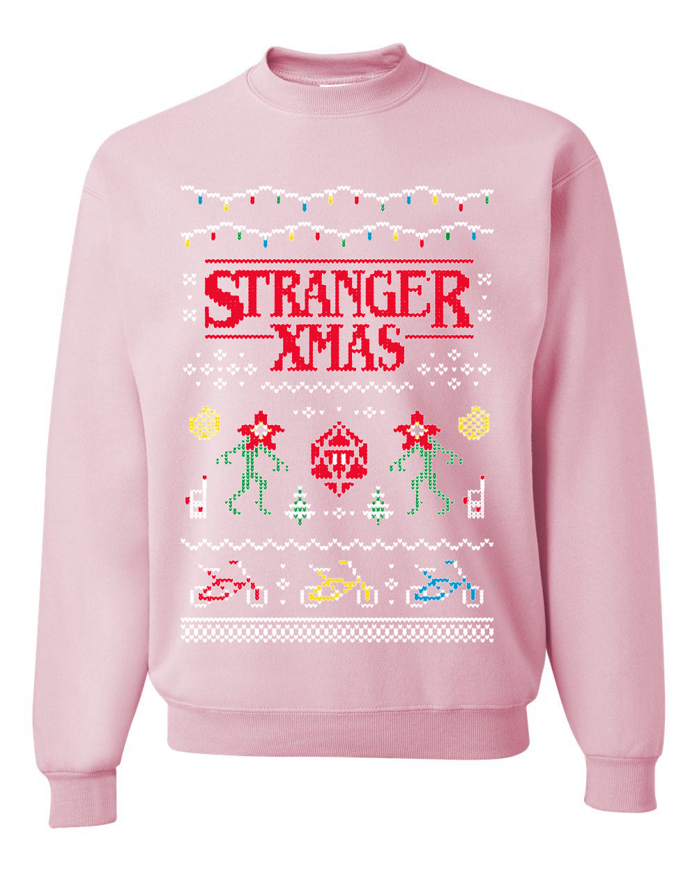 Stranger Xmas  Ugly Christmas Sweater Unisex Crewneck Sweatshirt