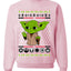 Baby Yoda Xmas Meme Ugly Christmas Sweater Unisex Crewneck Sweatshirt