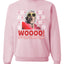Woooo! It's Christmas Time Ugly Christmas Sweater Unisex Crewneck Sweatshirt