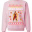 DBZ Anime Cartoon Fan Reach Over 9,000 Ugly Christmas Sweater Unisex Crewneck Sweatshirt