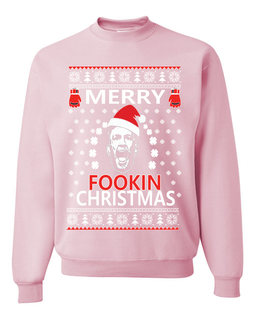 Merry Fookin Christmas Ugly Christmas Sweater Unisex Crewneck Sweatshirt