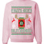 Let's Get Blitzened Rein Beer  Merry Ugly Christmas Sweater Unisex Crewneck Graphic Sweatshirt