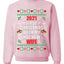 First Christmas With My Hot New Wife  Merry Ugly Christmas Sweater Unisex Crewneck Graphic Sweatshirt
