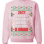 First Christmas Without My Crazy Ex-Husband  Merry Ugly Christmas Sweater Unisex Crewneck Graphic Sweatshirt