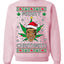 Merry Chrithmith Weed Pot Leaf Join Stoner Ugly Christmas Sweater Unisex Crewneck Sweatshirt