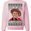 Shut Up Hippy It's Christmas Ugly Christmas Sweater Unisex Crewneck Sweatshirt