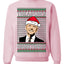 Treason's Greetings Biden President Humor Ugly Christmas Sweater Unisex Crewneck Sweatshirt