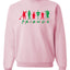 Iconic Holiday Movie Characters Friends Parody Red Green Ugly Christmas Sweater Unisex Crewneck Sweatshirt