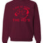 Red Santa I Do it for the Hos Merry Christmas Unisex Crewneck Graphic Sweatshirt