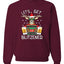 Lets Get Blitzened Deer With Beer Merry Christmas Unisex Crewneck Graphic Sweatshirt