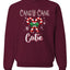 Candy Cane Cutie  Merry Christmas Unisex Crewneck Graphic Sweatshirt