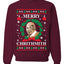 Merry Chrithmith Merry Ugly Christmas Sweater Unisex Crewneck Graphic Sweatshirt