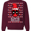 Lap Worth Sitting On Deadpool Christmas Ugly Christmas Sweater Unisex Crewneck Graphic Sweatshirt