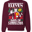 Eleven Days of Christmas Ugly Christmas Sweater Unisex Crewneck Graphic Sweatshirt
