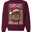 Funny Biggie Wonder Why Christmas Missed Us Ugly Christmas Sweater Unisex Crewneck Graphic Sweatshirt