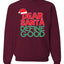 Dear Santa Define Good Merry Christmas Unisex Crewneck Graphic Sweatshirt