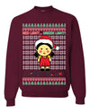 Red Light Green Light Ugly Christmas Sweater Unisex Crewneck Graphic Sweatshirt