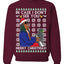 Wonder If I Don't See You Merry Christmas Ugly Christmas Sweater Unisex Crewneck Graphic Sweatshirt