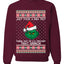 Just Took A DNA Test Turns Out I'm 100% That Grinch Ugly Christmas Sweater Unisex Crewneck Graphic Sweatshirt