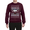 I Turned Myself Into a Christmas Sweater Morty  Ugly Christmas Sweater Unisex Crewneck Graphic Sweatshirt