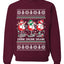 Holiday Spirits Drink Drank Drunk Snowmen Ugly Christmas Sweater Unisex Crewneck Sweatshirt