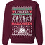 I Prefer Halloween Dancing Skeletons Ugly Christmas Sweater Unisex Crewneck Sweatshirt